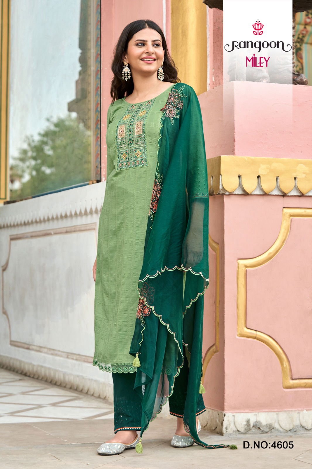 Miley By Rangoon Embroidery Designer Readymade Suits